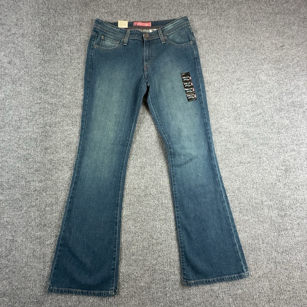 Y2K Levi's 518 Superlow Bootcut Jeans Juniors 9 Medium Wash Low Rise Stretch
